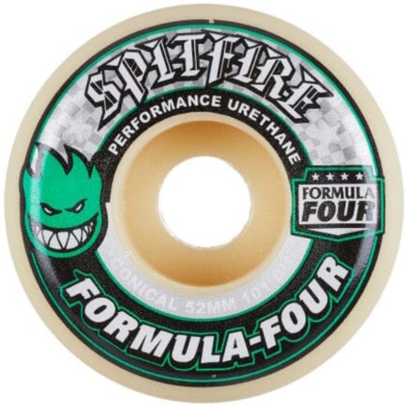 Spitfire Formula Four F4 Conical Wheels Green 101A 53MM