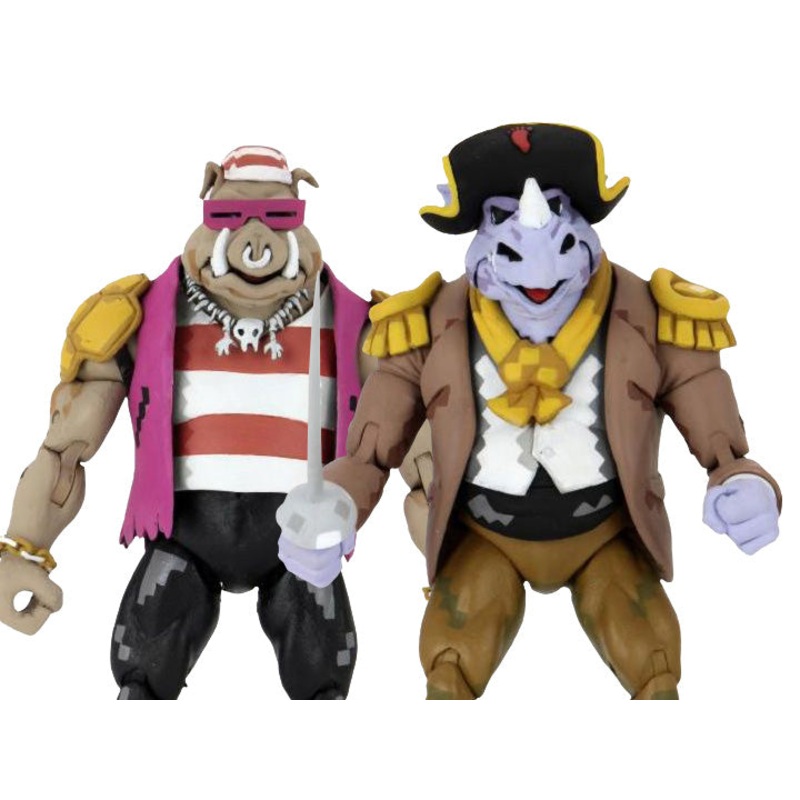 Teenage Mutant Ninja Turtles (Turtles In Time) Bebop & Rocksteady Pirate 2pk 7″ Figure