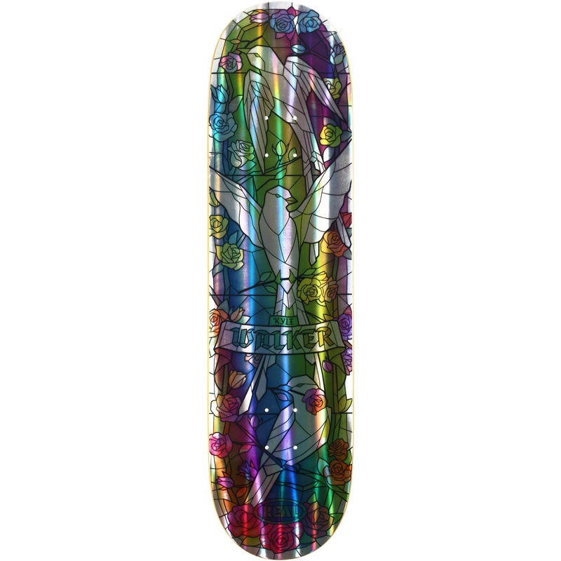 Walker Cathedral Holographic Rainbow Foil 8.38″ Skateboard Deck 8.38″