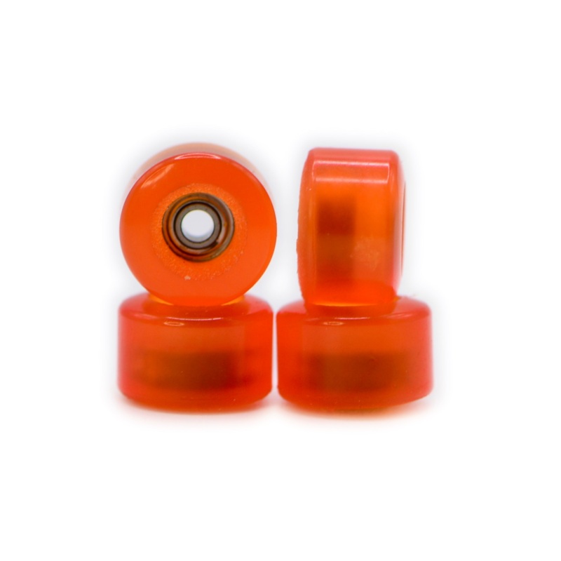 Wysocki Side Set Translucent Orange Urethane Fingerboard Wheels