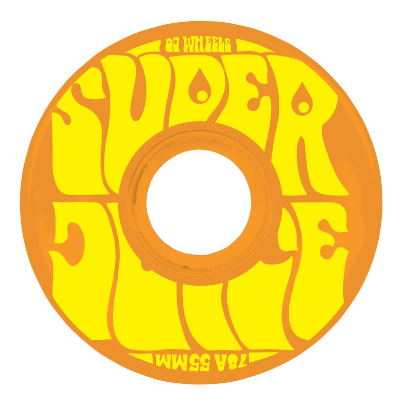 55mm Mini Super Juice Orange 78a OJ Skateboard Wheels Orange 55mm