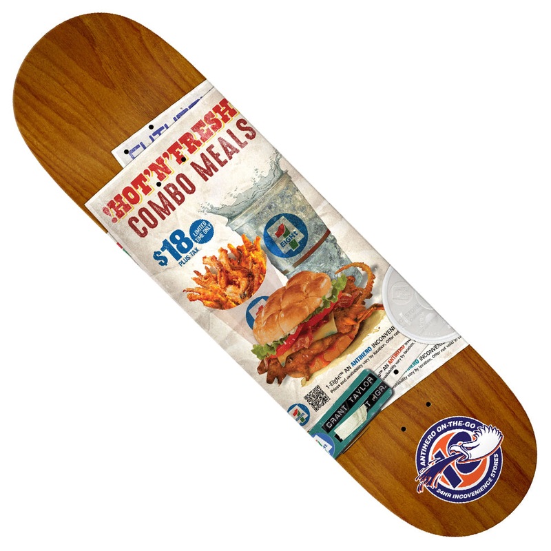 Anti Hero Grant Taylor Artificial Ingredients Deck Assorted Woodgrain 8.5 x 31.8 WB:14.25