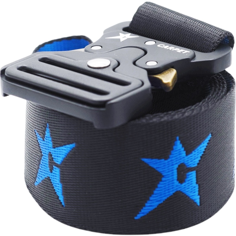 Carpet Co C-Star Woven Belt Black/Blue