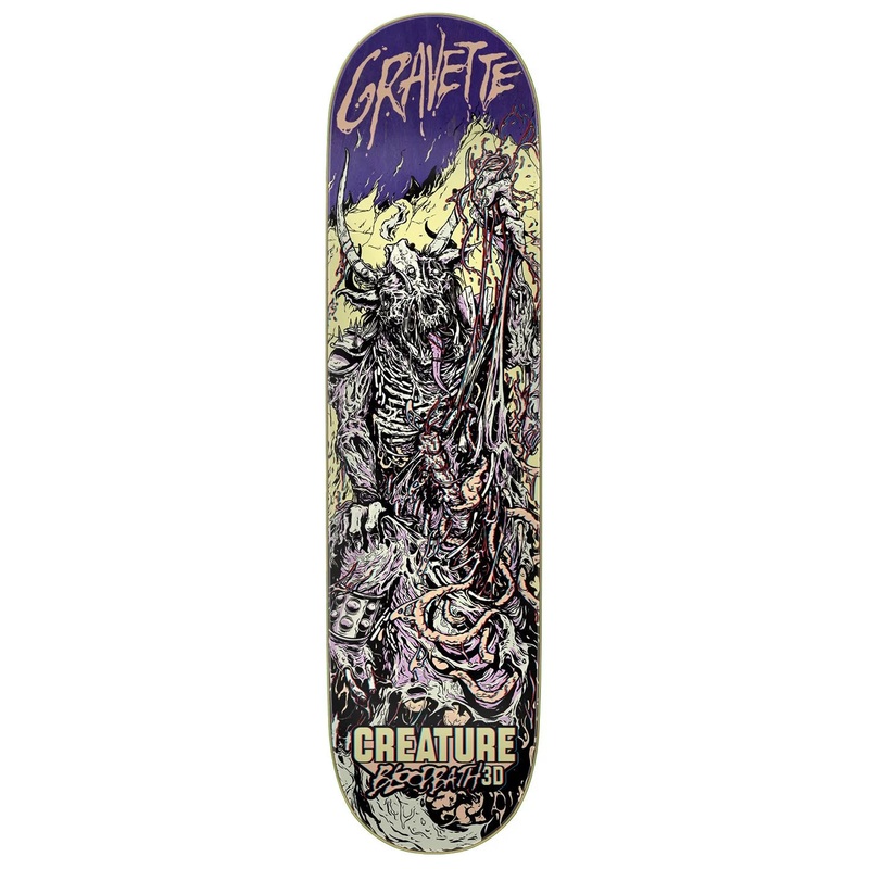 CREATURE Gravette Bloodbath 3D Pro 8.0″ – Skateboard Deck