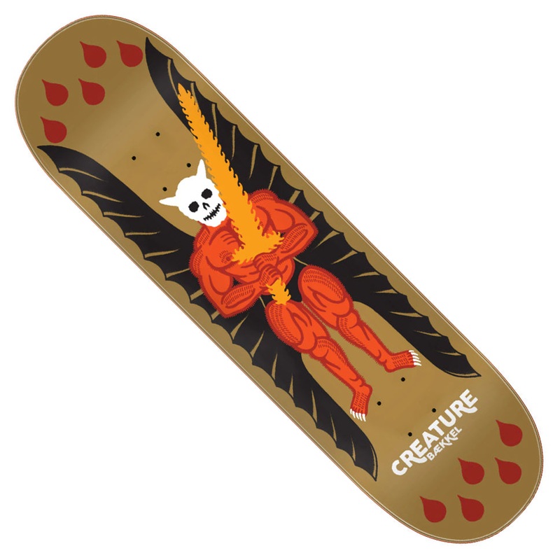Creature Skateboards Kevin Baekkel Demon Pro Deck Multicolor 8.6 x 32.1 WB:14.6