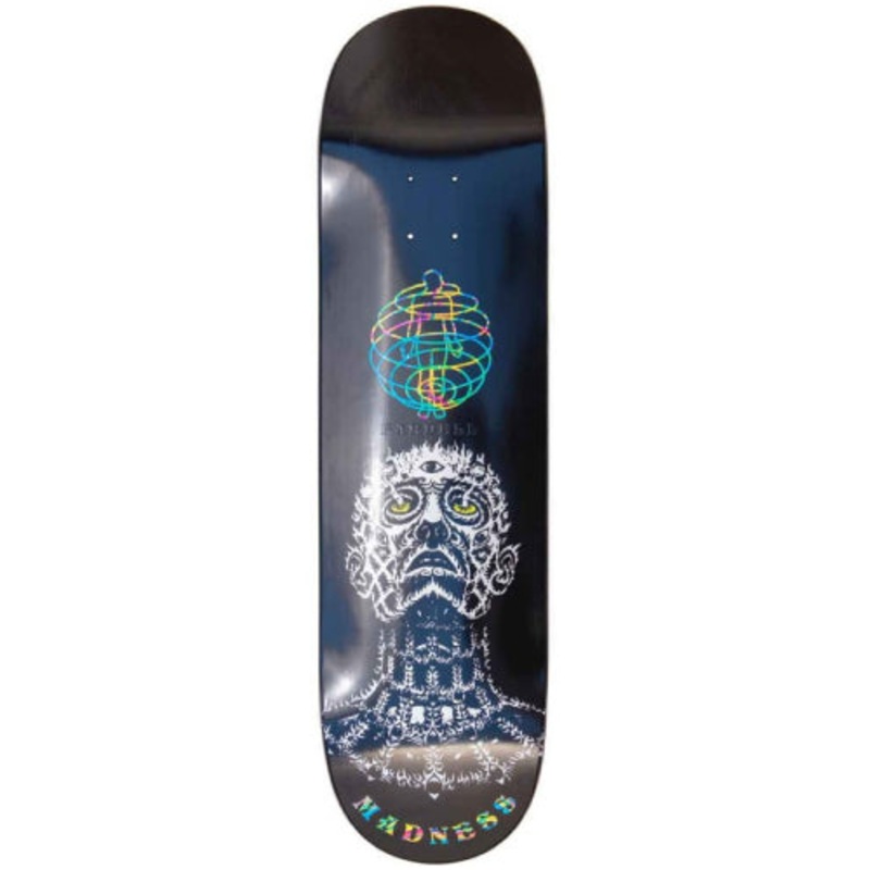 Madness Jack Fardell Enlighten Verdi Super Sap R7 Black Skateboard Deck 8.5″ 8.5″