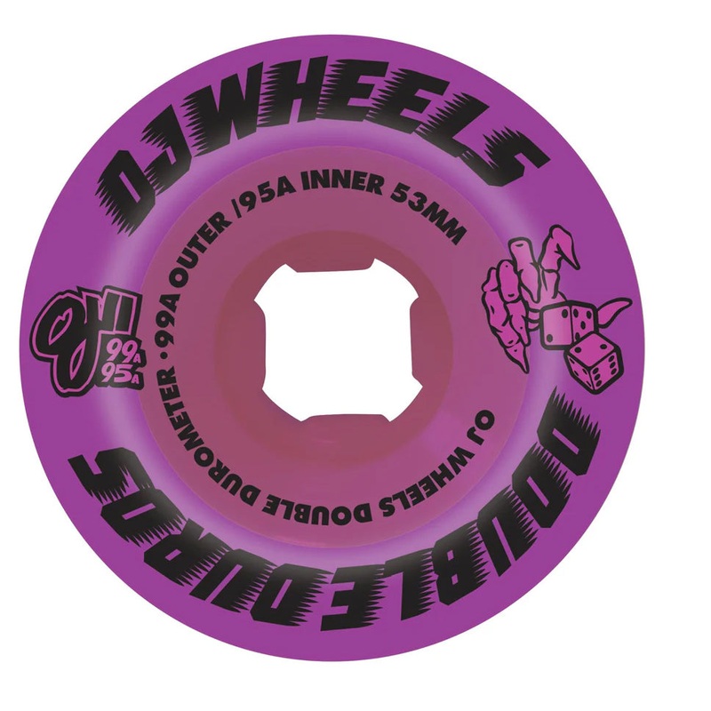 OJ 3 Double Duro Mini Combo 99a/95a Wheels Purple 53mm