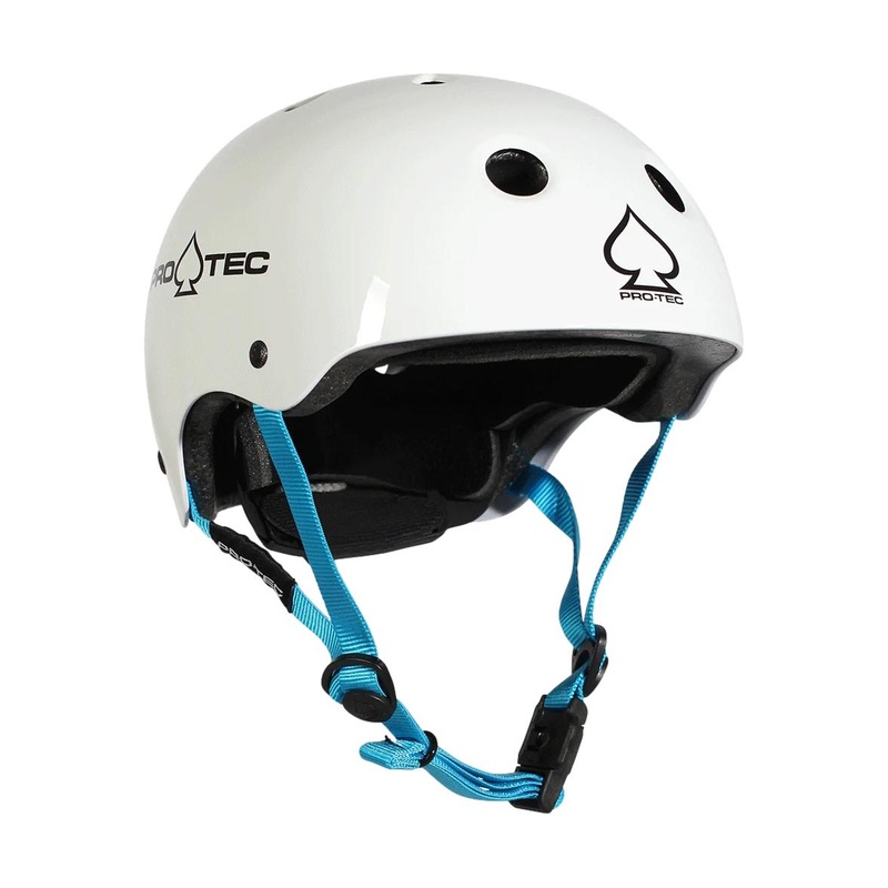 Protec JR CPSC Certified Helmet Gloss White YS