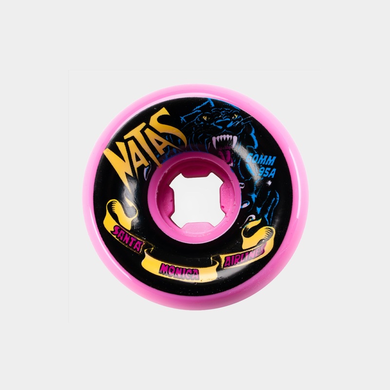 Slime Balls – 60mm – 95a Natas Kaupas Panther Vomit Wheels – Pink 60mm 95a