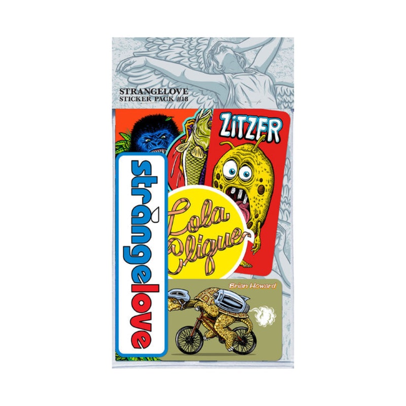 STRANGELOVE SKATEBOARDS “LOVE WILL TEAR US APART” STICKER PACK #18
