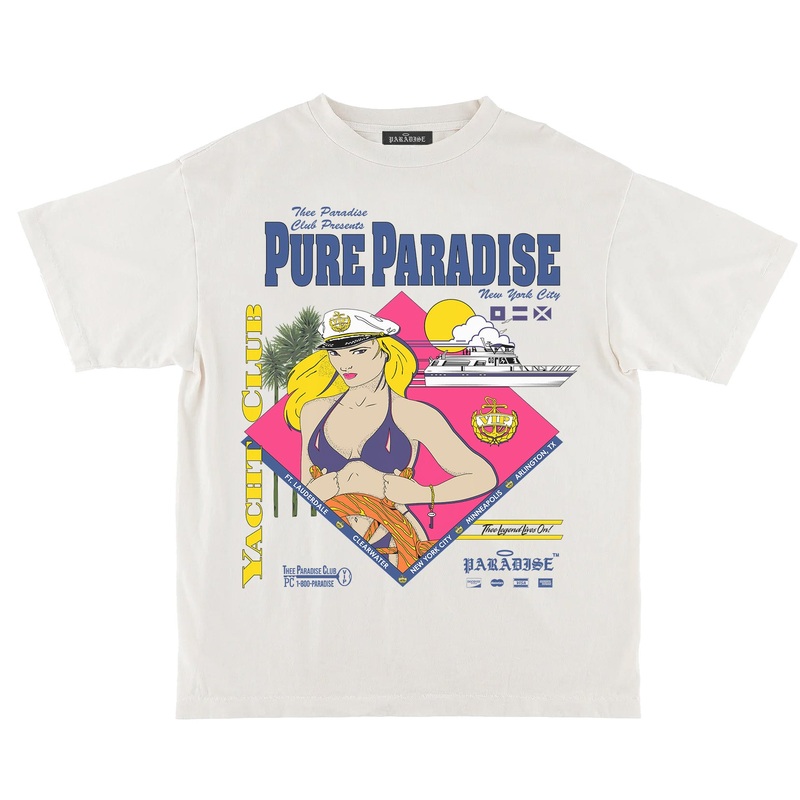 VIP Yacht Club Tee White S