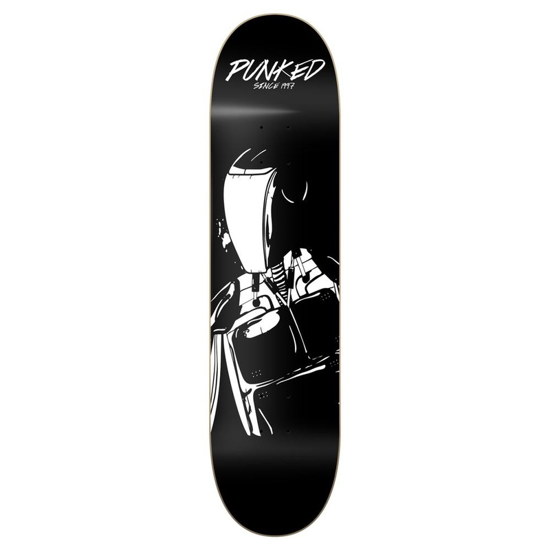 Yocaher Graphic Skateboard Deck – Robot Punked 7.5″