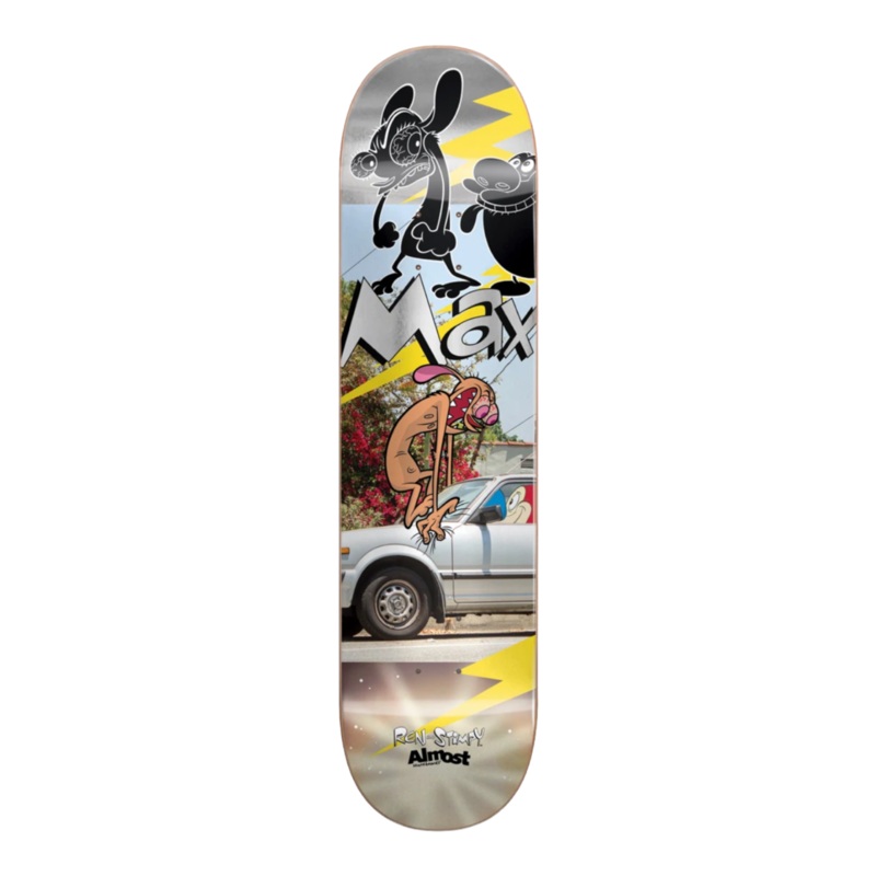 ALMOST X REN & STIMPY MAX ROAD RAGE DECK 8.25″ 8.25