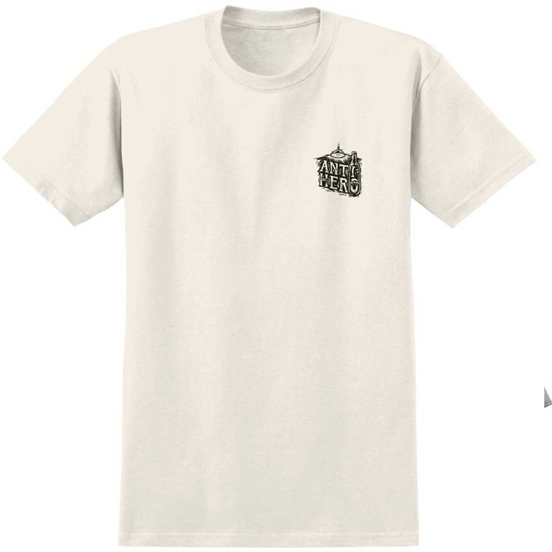 Carnales Blanco White Black Anti Hero Pocket Tee MD