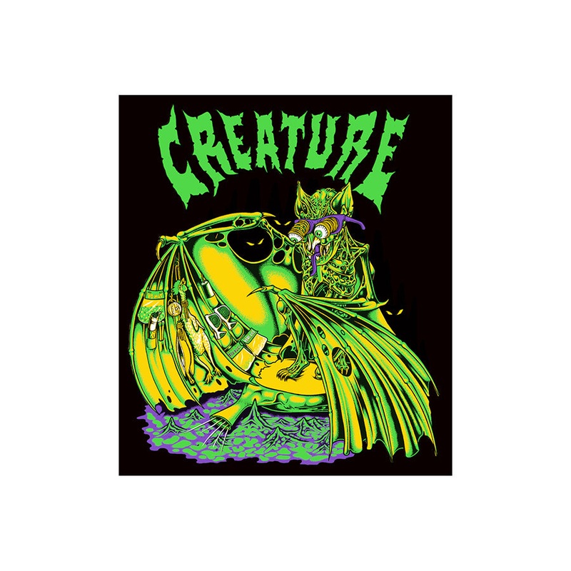 Creature Skateboards Trader 4″ x 3.5″ Sticker