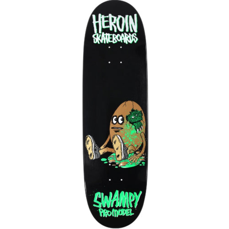 Heroin Symmetrical Alligator Egg Skateboard Deck 9.25″ 9.25″