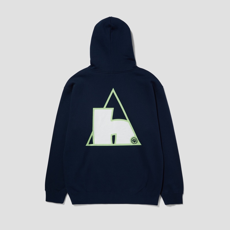 Huf High Tide Pullover Hood Navy Small