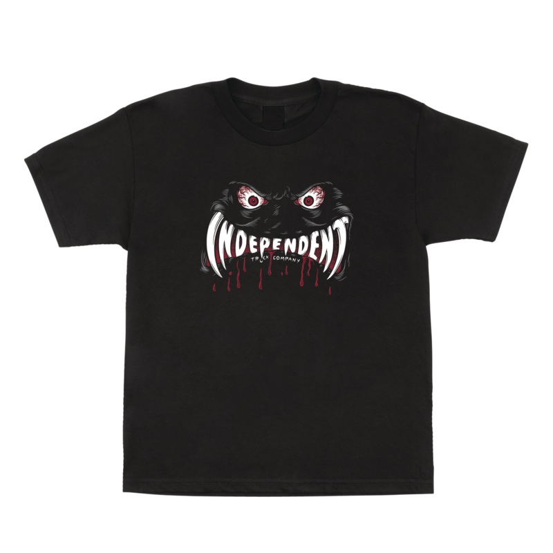 INDEPENDENT POSSESSED FACE YOUTH T-SHIRT Small Black