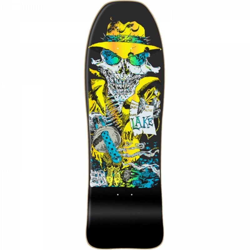 LAKE GANGSTER REISSUE DECK-9.75×32.12 BLACK STAIN