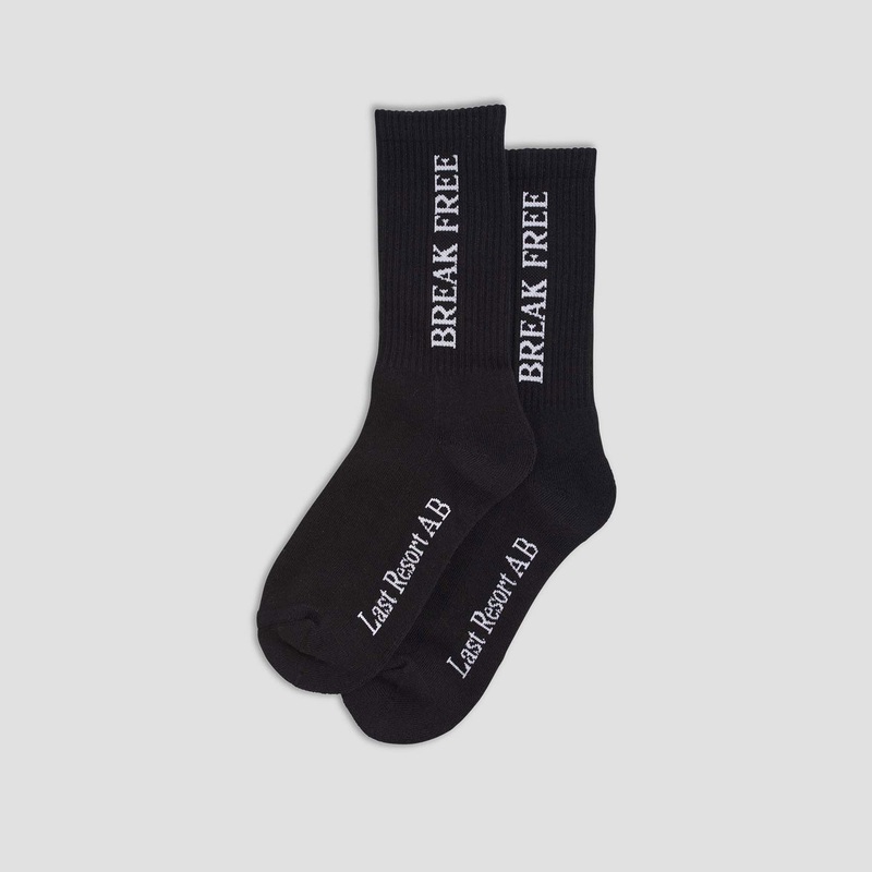 Last Resort AB Break Free Socks Black / White UK 6-8