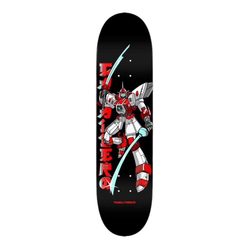 Powell Peralta Steve Caballero Gundam Skateboard Deck Black – Shape 244 – K20 8.5 8.5