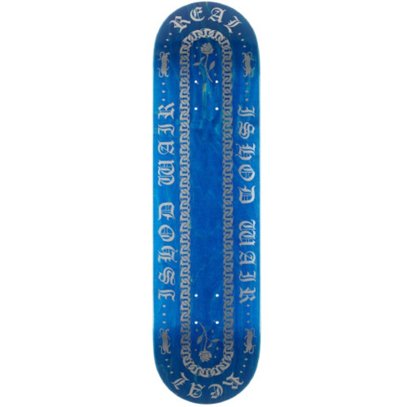 Real Ishod Wair Linked Twin Tail Skateboard Deck Blue 8.5″ 8.5″