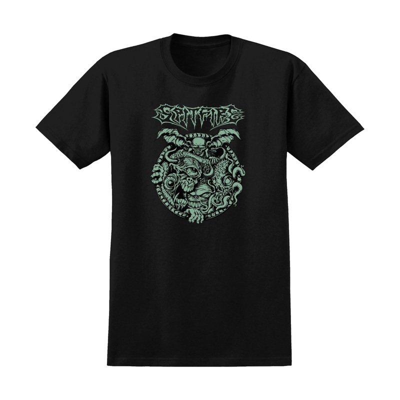 Spitfire Demon Gate T-Shirt Black/Glow S
