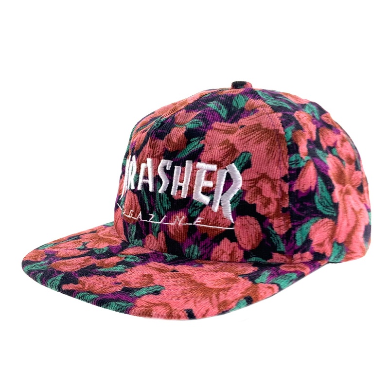 Thrasher Cap Mag Logo Snapback – Pink Floral