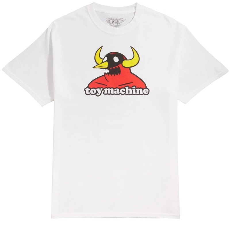 Toy Machine Masked Monster T Shirt White S