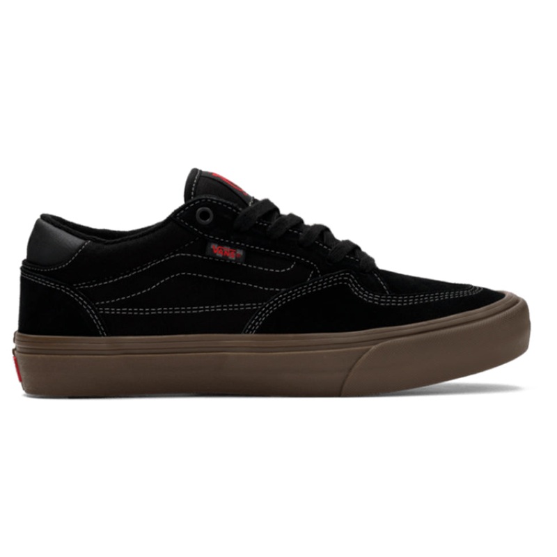 Vans Skate Rowan Shoes Black/ Dark Gum 8