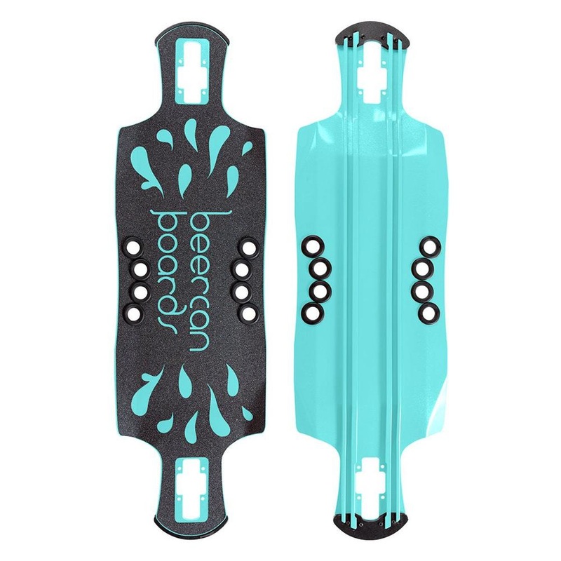 Beercan Sea Foam Green 35″ Oat Soda Drop Through Deck Deck