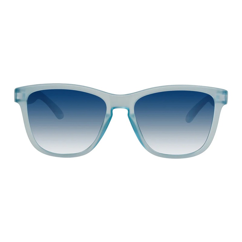 Cassette Optics Easy Livin X Sunglasses Matte Baby Blue/Polarized Blue Gradient