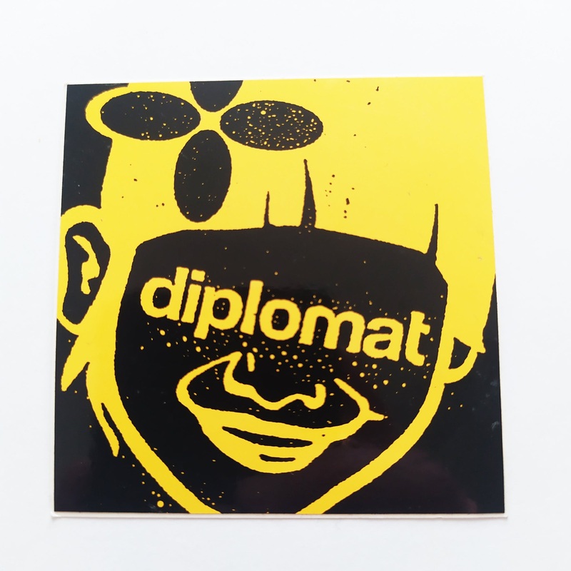 Diplomat Skateboard Sticker