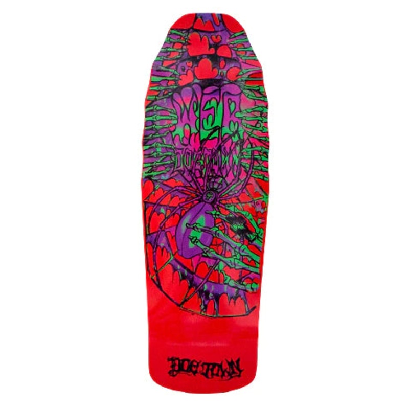 Dogtown Web 80s Reissue Deck 10.25″ x 30.7″ (Made in USA) 1 50.40 – Red 10.25