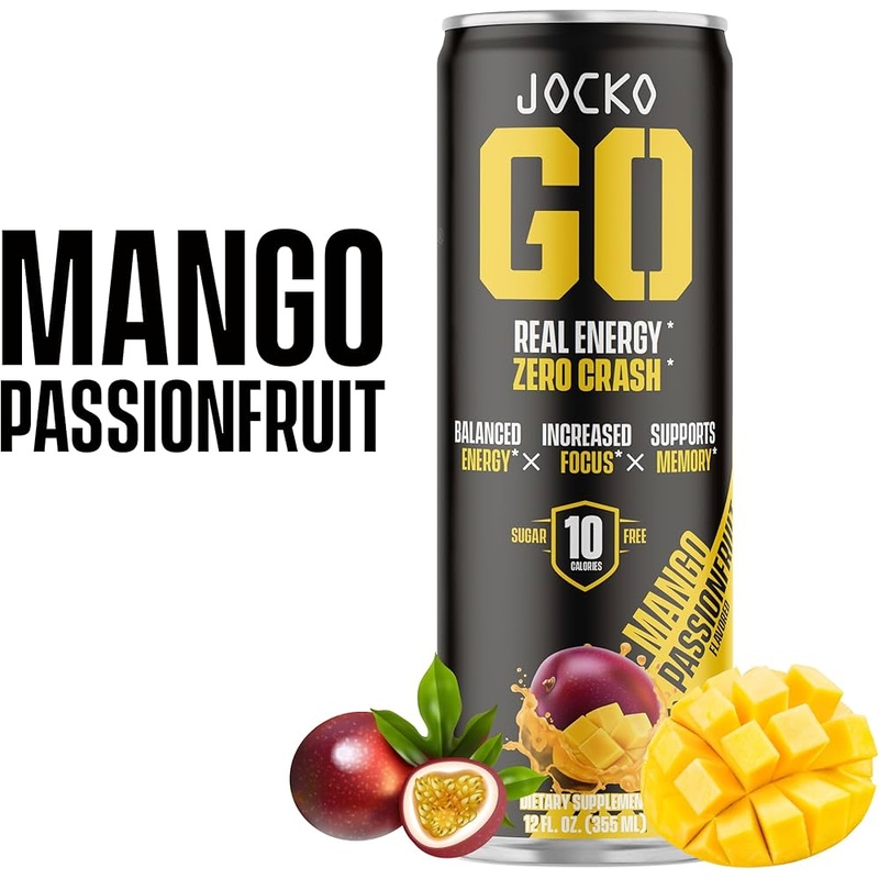 JOCKO GO ENERGY DRINKS – MANGO PASSIONFRUIT