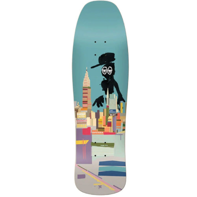 Krooked Ray Barbee X Art by Natas Shaped Skateboard Deck 9.5″ 9.5″