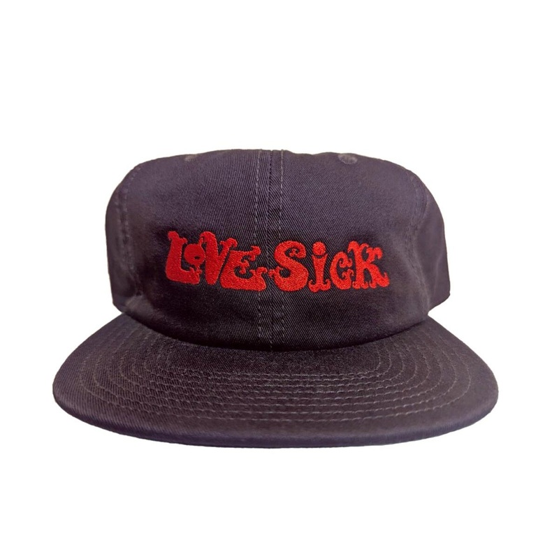Love Sick Skateboards “Alone Again” Plum Twill Hat
