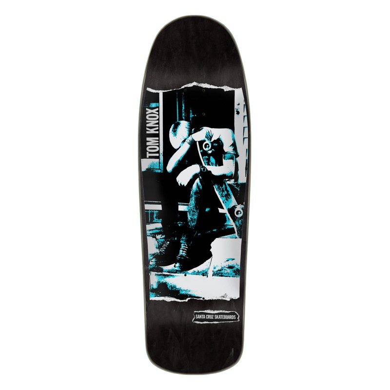 **Pre-Order** Santa Cruz Tom Knox Punk Black Stain 9.89″ Skateboard Deck