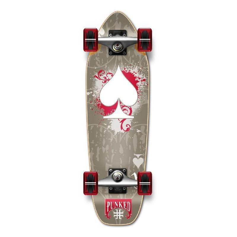 Punked Mini Cruiser Ace of Spades Complete – Grey Ace Complete