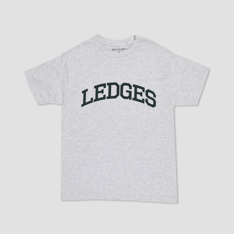 Quasi Ledges T-Shirt Ash Medium