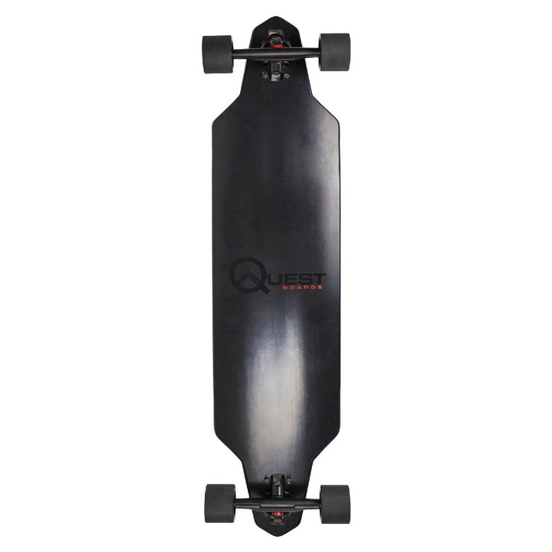 Quest Zero Dark 40″ Drop Through Longboard Complete