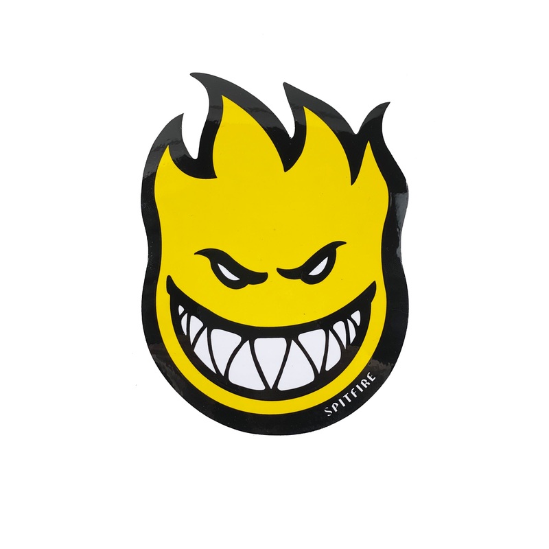 Spitfire Bighead Sticker – Yellow