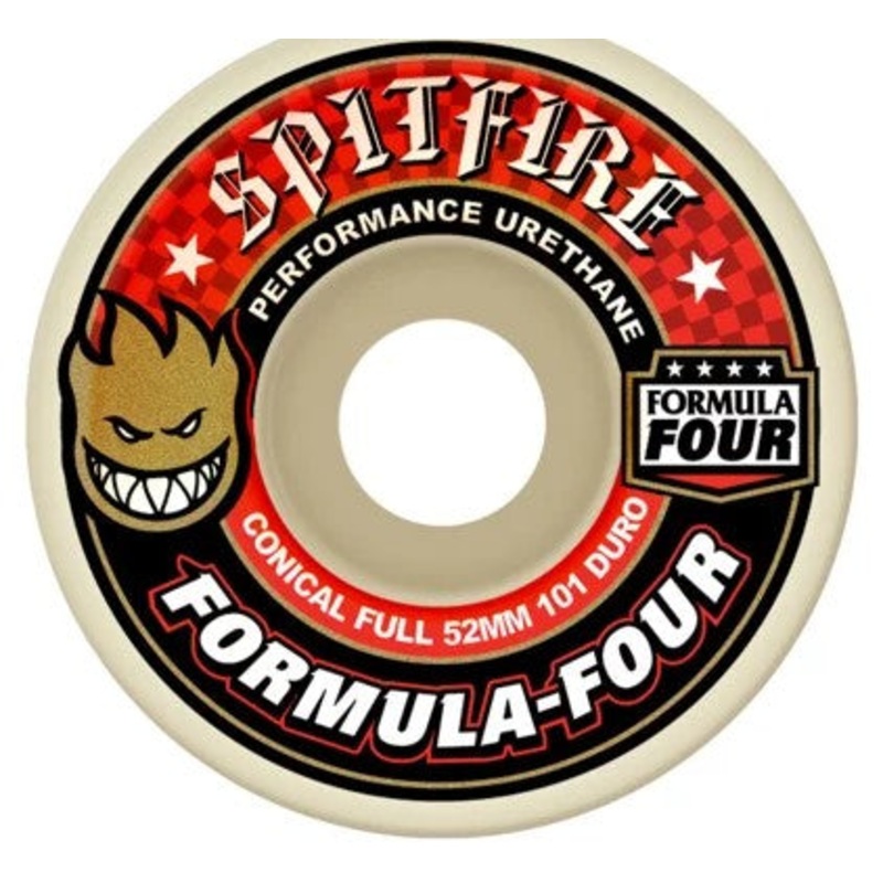 SPITFIRE F4 CONICAL FULL 52MM 101a SKATEBOARD WHEELS