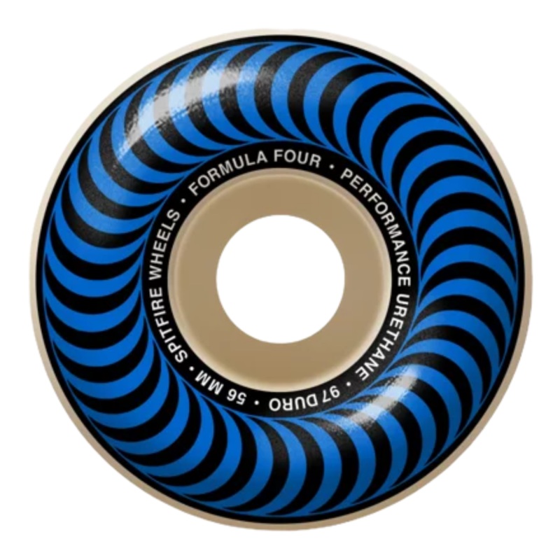 SPITFIRE FORMULA FOUR CLASSICS 56MM 97DU BLUE 56mm White
