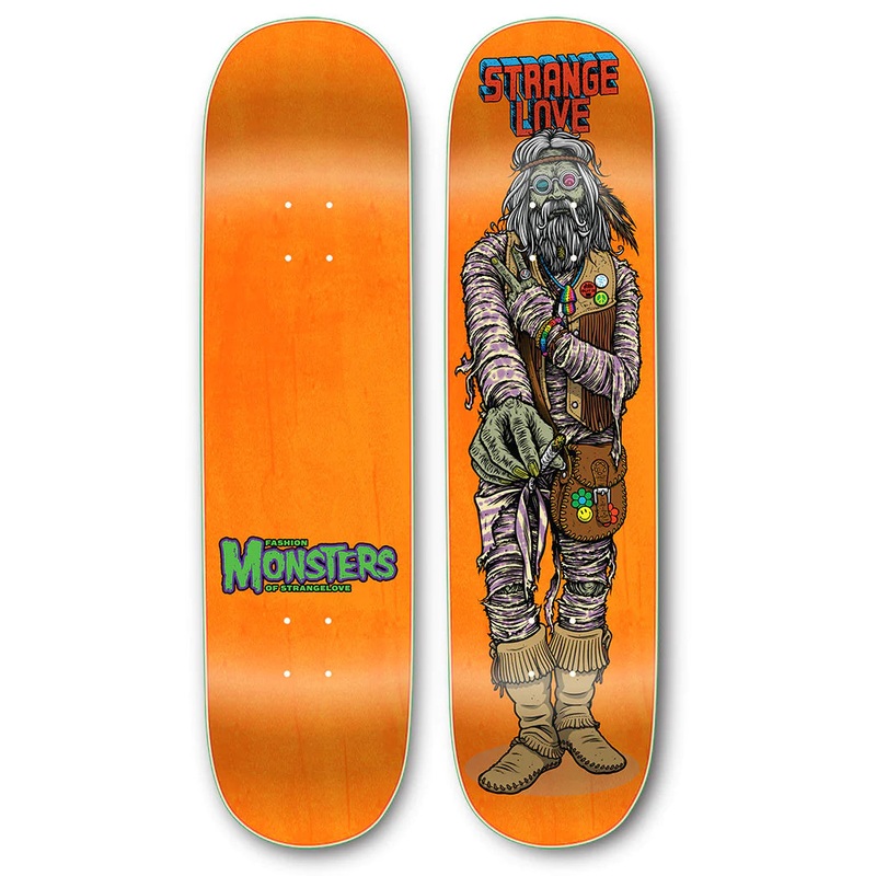 StrangeLove SkateboardsThe Grateful Mummy Deck 8.25 Assorted Stains 8.25