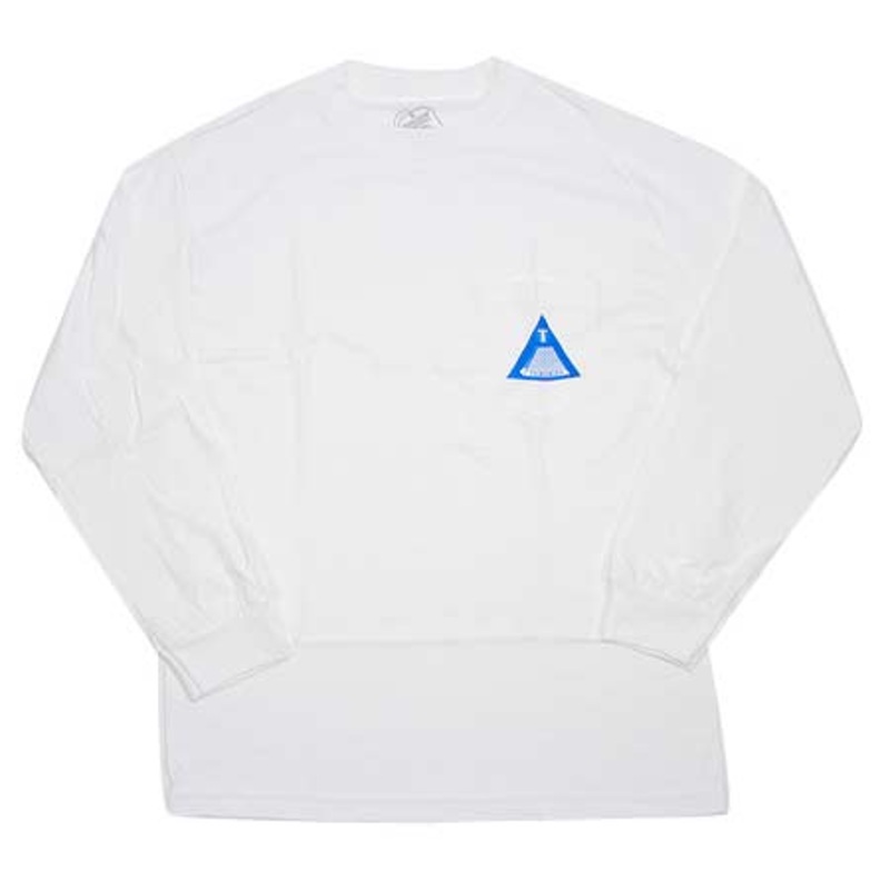 Theories Theoramid Long Sleeve Pocket T Shirt White Small