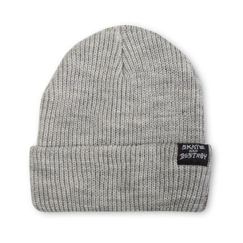 THRASHER SAD BEANIE GREY OS Grey