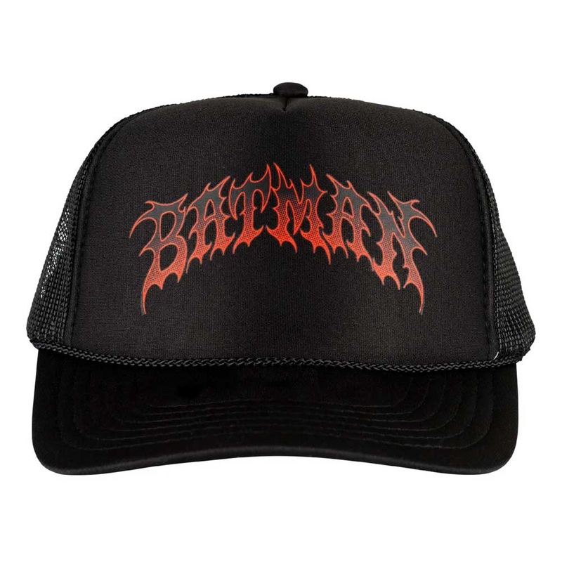 Welcome x Batman Trucker Hat Black