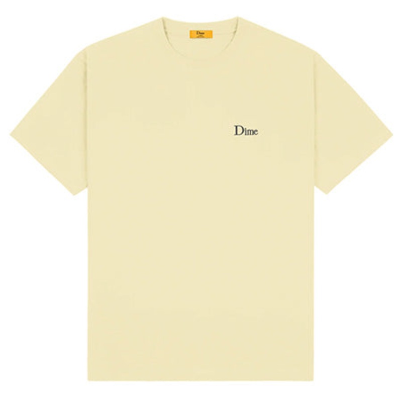 Dime Classic Small Logo T Shirt Sour Lime Medium