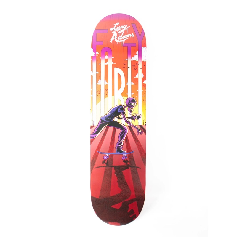Forty Skateboards – 8.25″ Lucy Adams Guest Pro Deck – Multi 8.25″